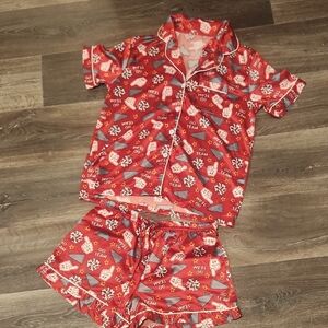 EUC SMALL SILKY 2 PIECE PJ SET BY JANE MARIE